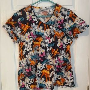 Women’s Disney Scrub Top.